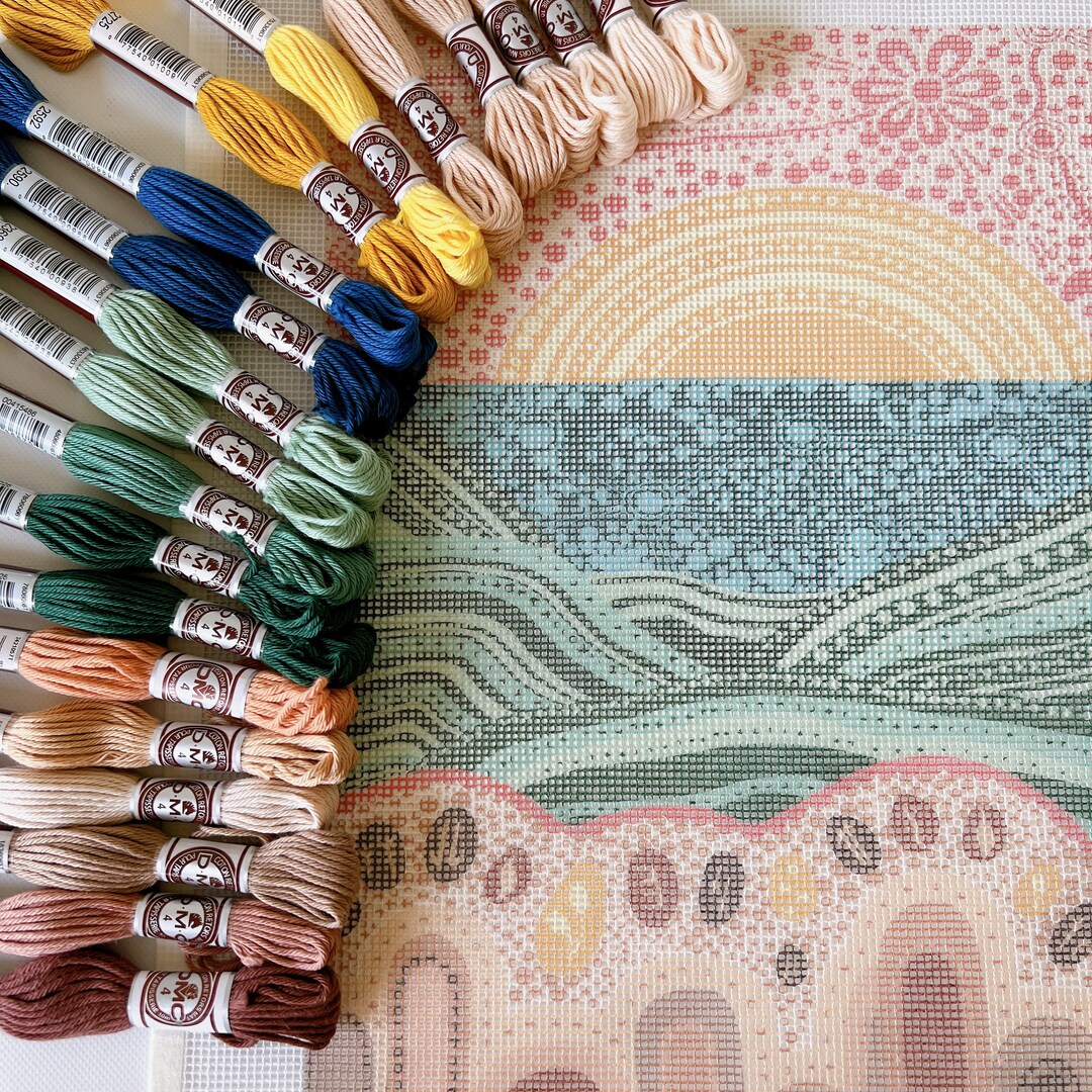 Modern Needlepoint/tapestry Kit Designed by Indigenous Australian