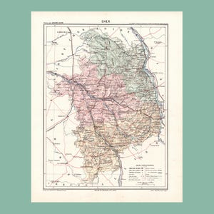 Oude kaart van Cher (1870) - A. Joanne