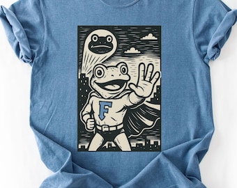 Chemise vintage grenouille super-héros - Comfort Colors