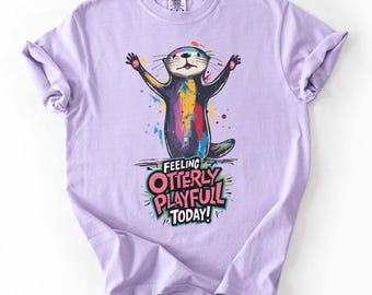 Maglietta con gioco di parole sulla lontra – Regalo spiritoso per gli amanti degli animali - Comfort Colors Tee