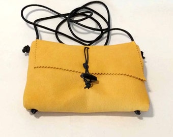 Honey Mustard Mama Hippo Cross Body Shoulder Bag