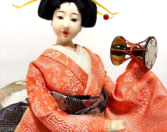 日本人形、市松人形、ヴィンテージ伝統人形 - Etsy 日本
