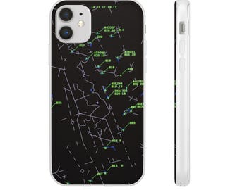 Air Traffic Control Handyhülle - Aviator Flexi Phone Case - Einzigartiges Geschenk für Piloten & Flugbegeisterte