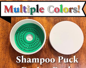 Tendedero de viaje para pastillas de champú / Soporte para barra de champú PLA / Tendedero portátil para contenedores de pastillas de champú - Barra de champú / Impresión 3D