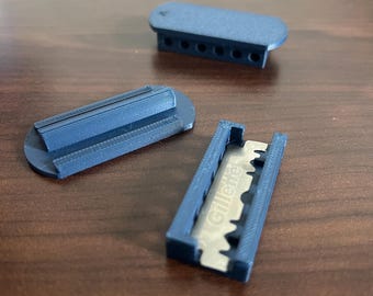 Secador de hojas de un solo filo - Almacenamiento seguro y compacto de hojas / Caja reutilizable para hojas de afeitar de seguridad / Maquinilla de afeitar SE / Cuchilla SE