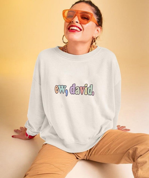Ew David Sweatshirt Ew David Cursive 