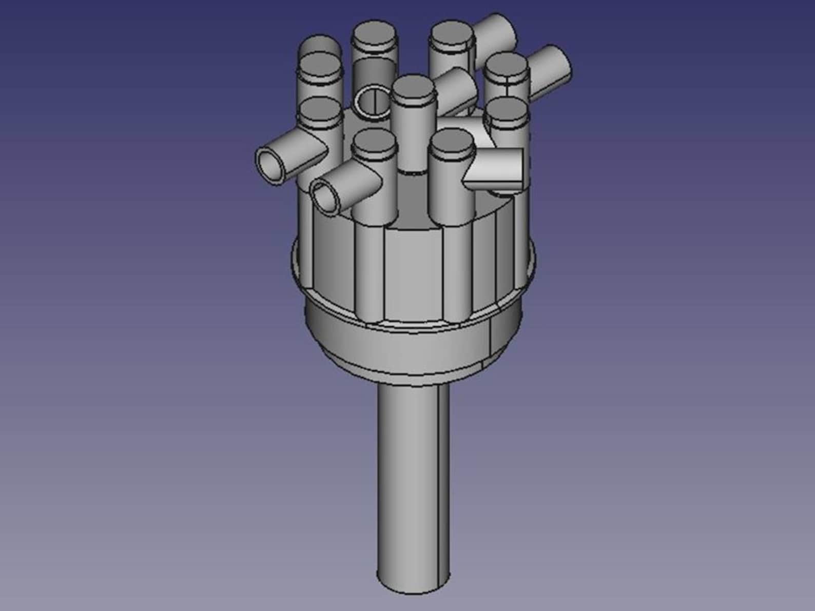 2 Off, 3D Print, Model Car Distributor, Tall, V8, 90 Deg. Plug Wire ...