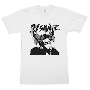 21 Savage T-Shirt, Men&#39;s Women&#39;s Sizes Tee