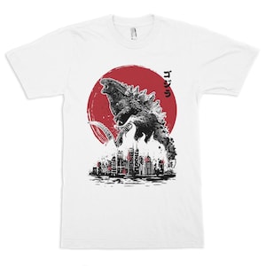 Godzilla Grafik-T-Shirt, Herren Damen Größen T-Shirt