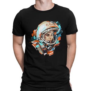 Yuri Gagarin USSR Art T-Shirt, Men&#39;s Women&#39;s Sizes Tee