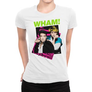Wham 80&#39;s T-Shirt, Men&#39;s Women&#39;s Sizes Tee