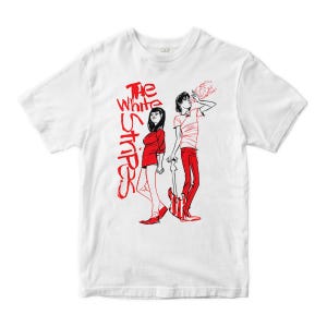 The White Stripes Art T-Shirt, Men's Women's Sizes Tee (MSC-030122)