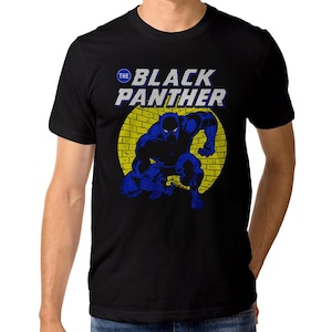 Schwarz Panther T-Shirt, Herren Damen Größen T-Shirt