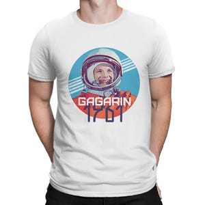 Yuri Gagarin 1961 T-Shirt, Men&#39;s Women&#39;s Sizes Tee