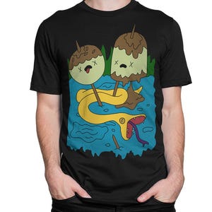 T-shirt Princess Bubblegum e Marceline Rock, taglie da uomo e da donna