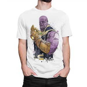 Thanos Infinity War T-Shirt, Men&#39;s Women&#39;s Sizes Tee