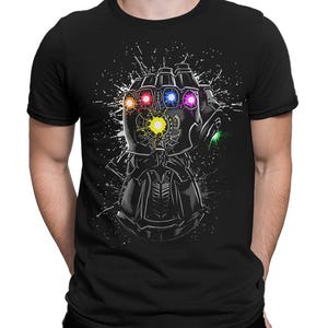 Thanos Infinity Gauntlet T-Shirt, Men&#39;s Women&#39;s Sizes Tee