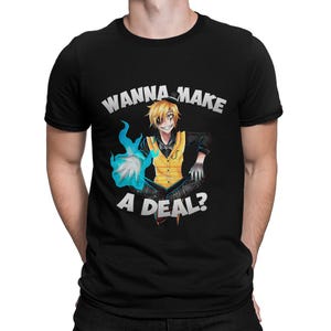 Gravity Falls Bill Cipher Wanna Make a Deal T-Shirt, Men&#39;s Women&#39;s Sizes Tee