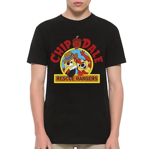 Chip n Dale Rescue Rangers T-Shirt, Men&#39;s Women&#39;s Sizes Tee