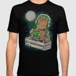 Dj Groot T-Shirt, Guardians of the Galaxy Shirt, Men&#39;s Women&#39;s Sizes Tee
