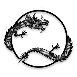 Chinese Dragon Wall Art Dxf Svg Laser Cut Files | Dragon Silhouette  Pdf Ai For Glowforge | Svg Files for Cricut | Digital Instant Download