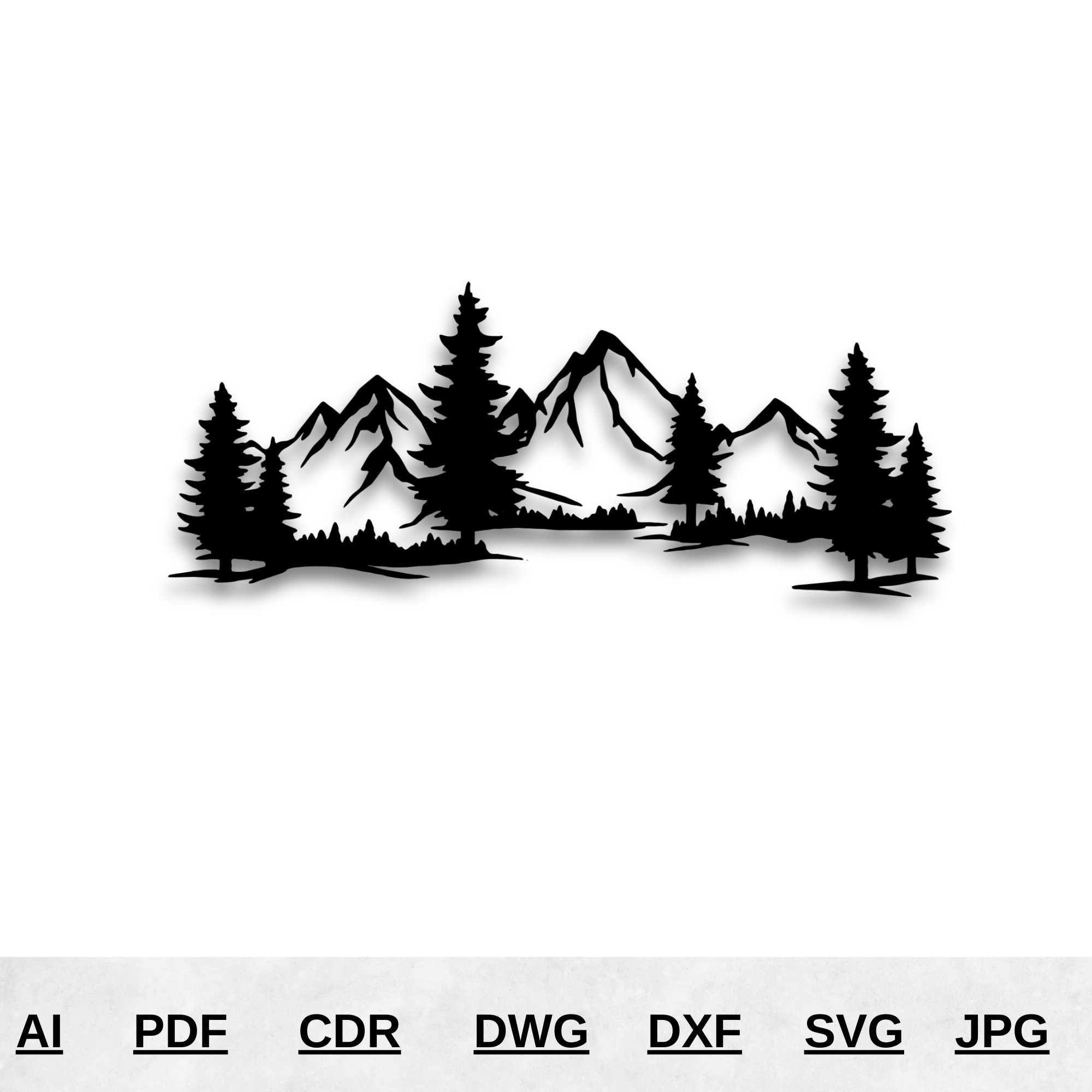 Mountain forest art - Etsy België, image size:2000x2000