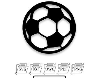 Soccer Ball Line Art | Laser Cut Files (Digital Download)