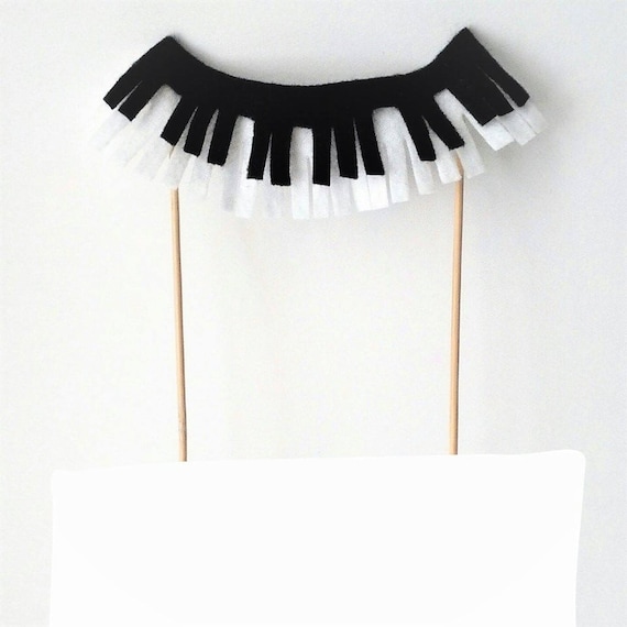 Piano Cake Topper - Fabric Cake Banner - Music Cake Decor Piano Recital Party Decor - Piano Garland - Piano Keyboard Banner Piano Banner Il_570xn