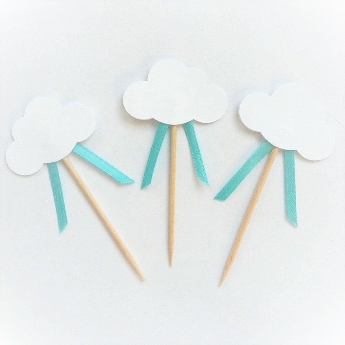 Rain Cloud Cupcake Topper Cloud Cupcake Rain Cloud Baby | Etsy