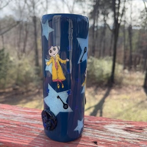 Button Eyes Doll Inspired Tumbler