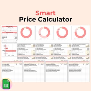 Smart Pricing Calculator – Track Costs, Calculate Markups & Optimize Profit, Bookkeeping, Order and Inventory Tracker |  Google Sheets