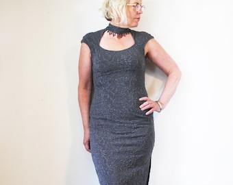 Lori Weidner vintage body con dress - S -