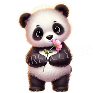 13 schattige panda-clipart png.