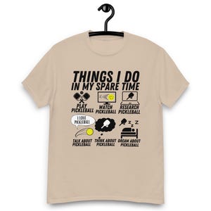 Rolig Pickleball-t-shirt – Saker jag gör på min fritid
