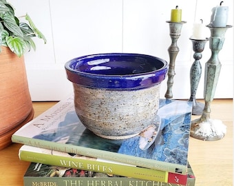 Pottery Bowl Cobalt Blue