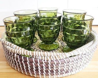 Set of 6 Thick Glass Tumblers