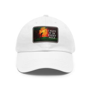 Dad Hat, Golf Hat, Golf Gift, Golf Dad, Leather Patch Hat, Funny Golf Hat, Golf Lover Hat