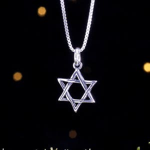 Sterling Silver Star of David - VERY SMALL - (Charm Only or Necklace)