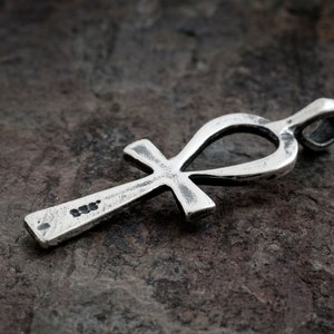 Ankh en argent sterling PETIT pendentif uniquement ou collier image 3