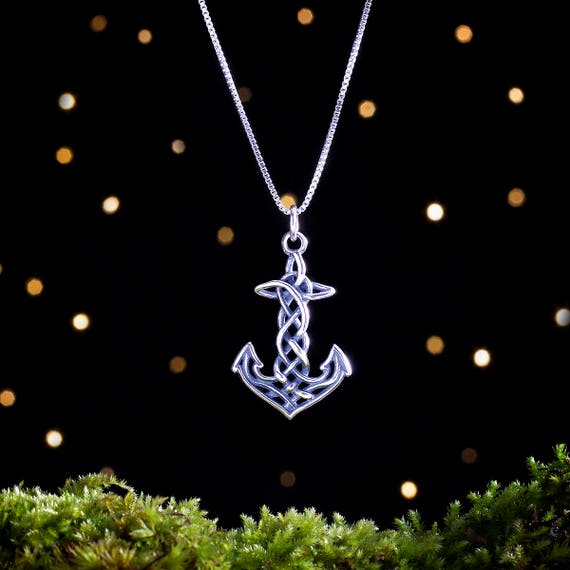 Nautical Anchor and Rope Pendant Sterling Silver, Pendant Only Nautical Anchor and Rope Pendant Sterling Silver, Pendant Only