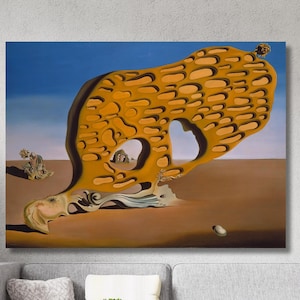 Salvador Dali The Mystery of Desire Oil Painting Prints, Salvador Dali Wall Art, Salvador Dali Artworks Canvas, Salvador Dali Canvas Posters