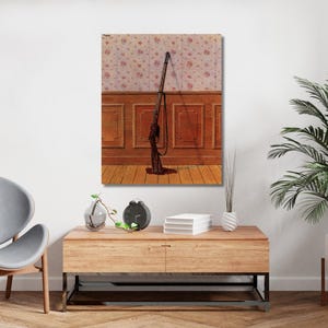 O sobrevivente de René Magritte, impressão de pintura a óleo, arte de parede de René Magritte, pôster de arma Vintege, pôster de tela de arte de exposição de René Magritte