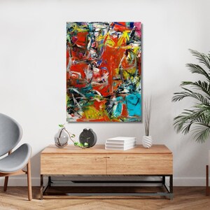 Composição abstrata de Willem de Kooning V 1982 pinturas a óleo, pôster de tela de exposição de obras de arte de Willem De Kooning, artes de parede de Willem De Kooning