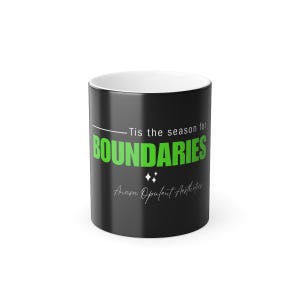 Caneca de café Época de limites