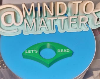3D-Printed Customizable Book Page Holder – Read Hands-Free in Style!