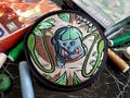 Anime Video Game Japanese PKM character - Iron on - Embroidery patch
