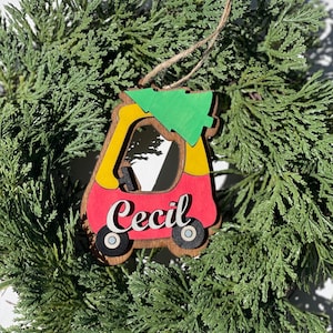 Personalized Cozy Coupe Ornament // Christmas Ornament