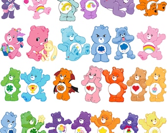 CareBears SVG バンドル、漫画 SVG-PNG バンドル İron Press