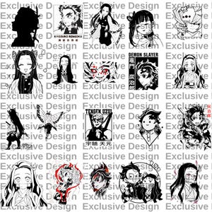 Anime Bundle Svg, Japanese svg, Growforge, Anime png bundle, Anime Vector bundle, Digital Files