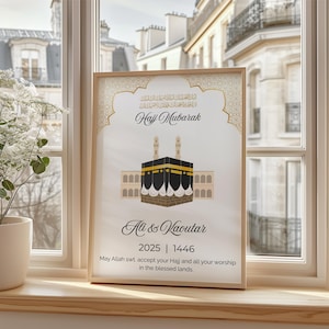DIGITAL Hajj Mubarak Geschenk Hadsch 2025 Moubarak Hajj Geschenk Umrah Geschenk
